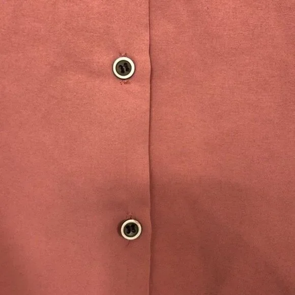 Goodnight Macaroon Mauve Pink Button Down Camisole New Condition Small - Picture 4 of 6